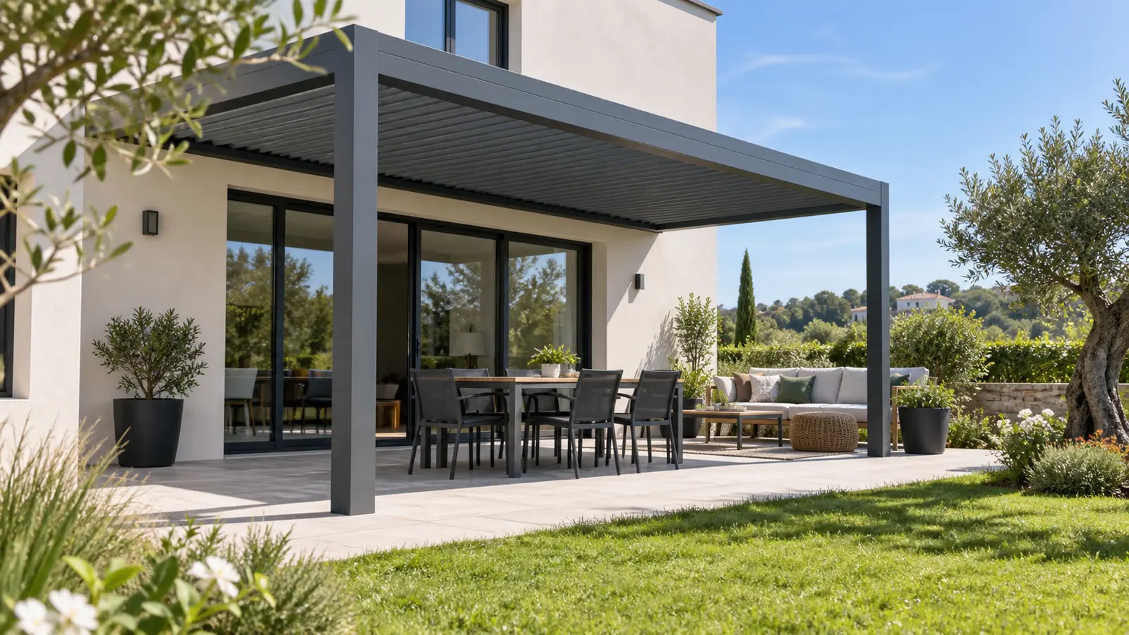 Installation d’une pergola bioclimatique : support, fixation et réglages