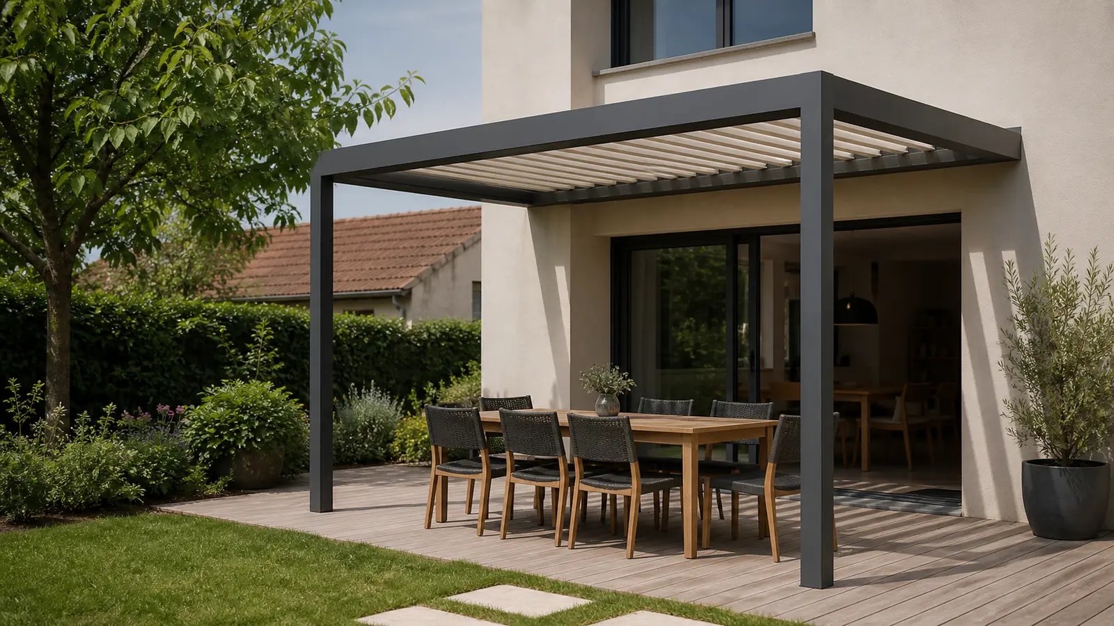 Prix d’une pergola bioclimatique : les postes qui composent le devis