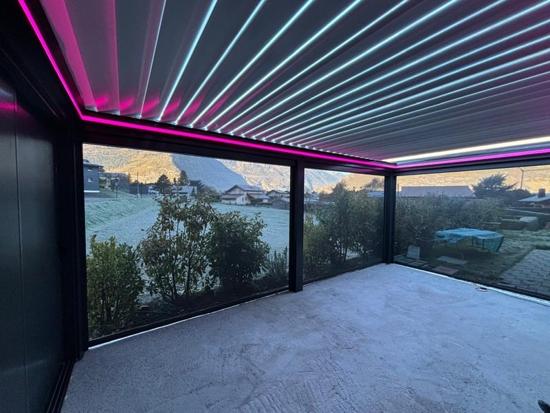 Pérgola de hotel de diseño